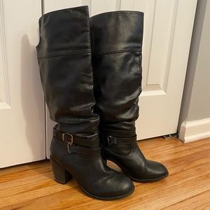 Black boots